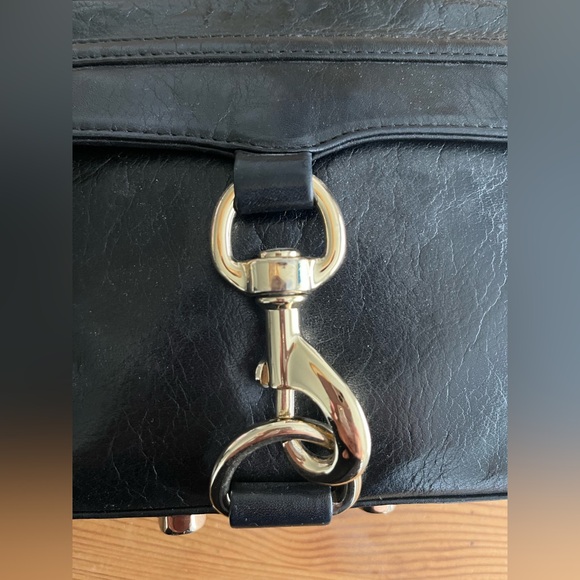 Rebecca Minkoff Mini Mac Crossbody Bag Black - Picture 2 of 10
